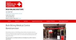 Desktop Screenshot of bondimedicalcentre.com.au